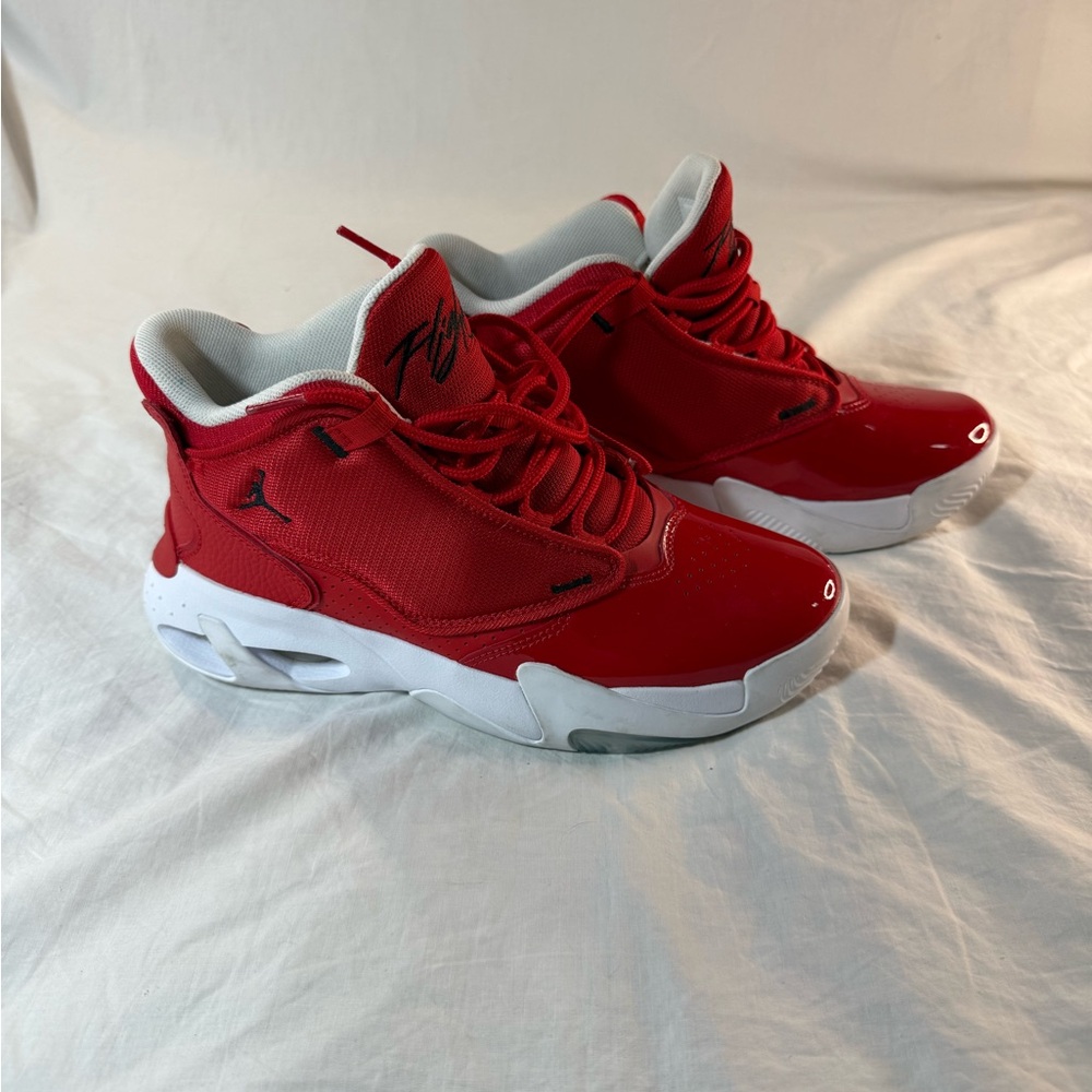 Nike Jordan Flight Red and White Athletic Shoes Big Kids size 5.5